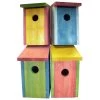 Nistkasten - Bunt -Haustierprodukte 70550 4 stck nistkasten bunt fr meisen 16 x 13 x 23 cm loch 32 mm skaliert