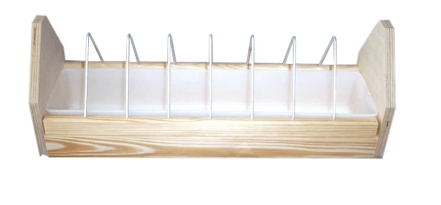 Futterrinne Herwi Mit Kippgitter Inkl. Schale 40cm 3 Futterrinne Herwi Mit Kippgitter Inkl. Schale 40cm