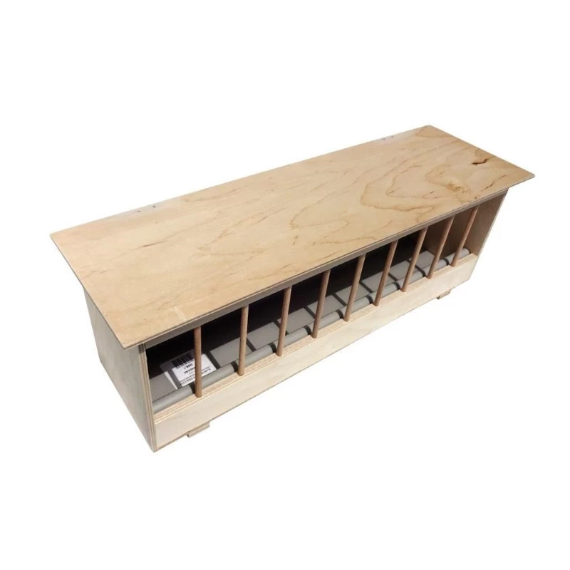 Futterrinne Mit Deckel Inkl. Einsatz 100cm 3 Futterrinne Mit Deckel Inkl. Einsatz 100cm